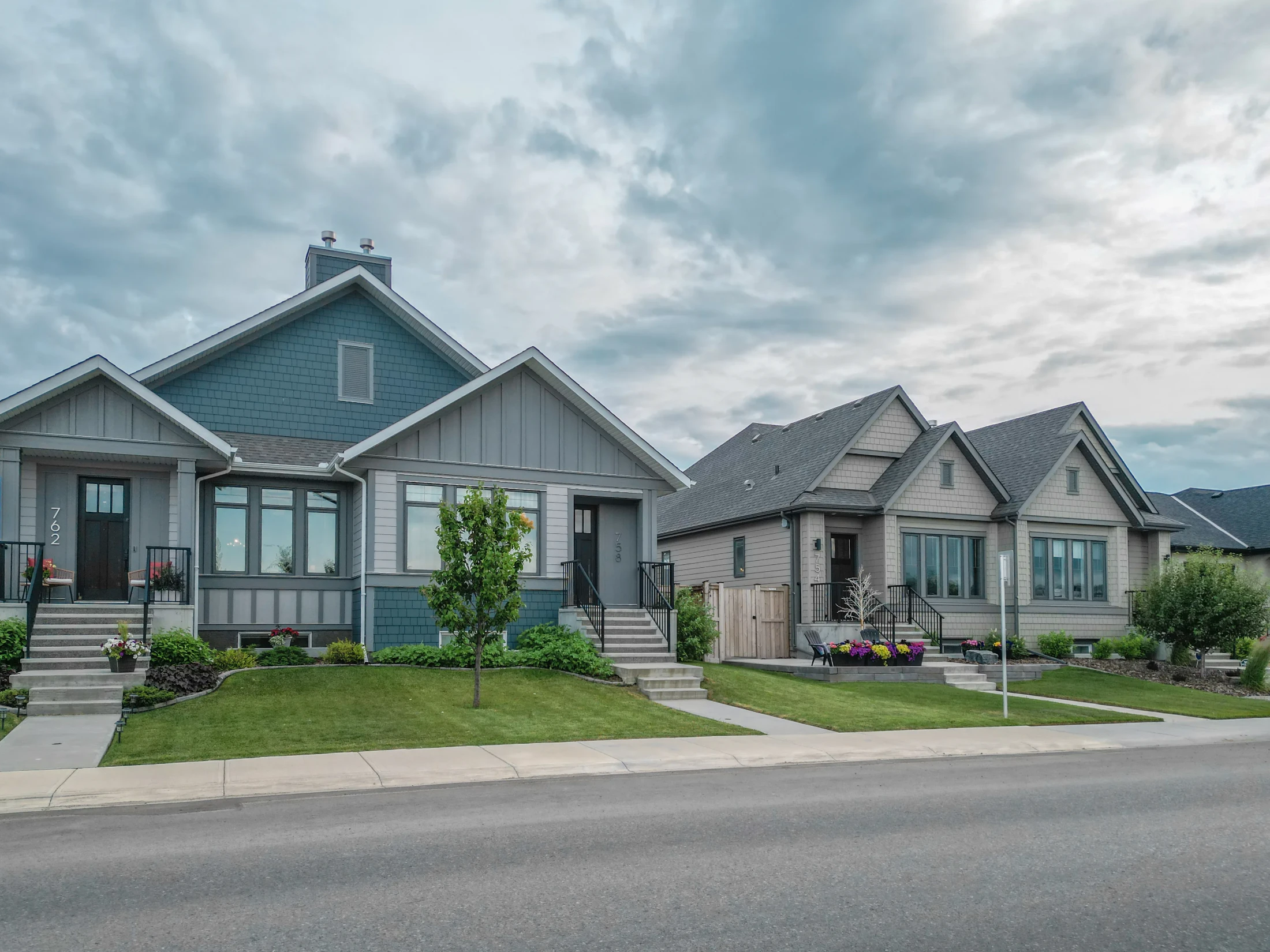 Laned homes and semi-detached properties for sale in Mahogany SE Calgary