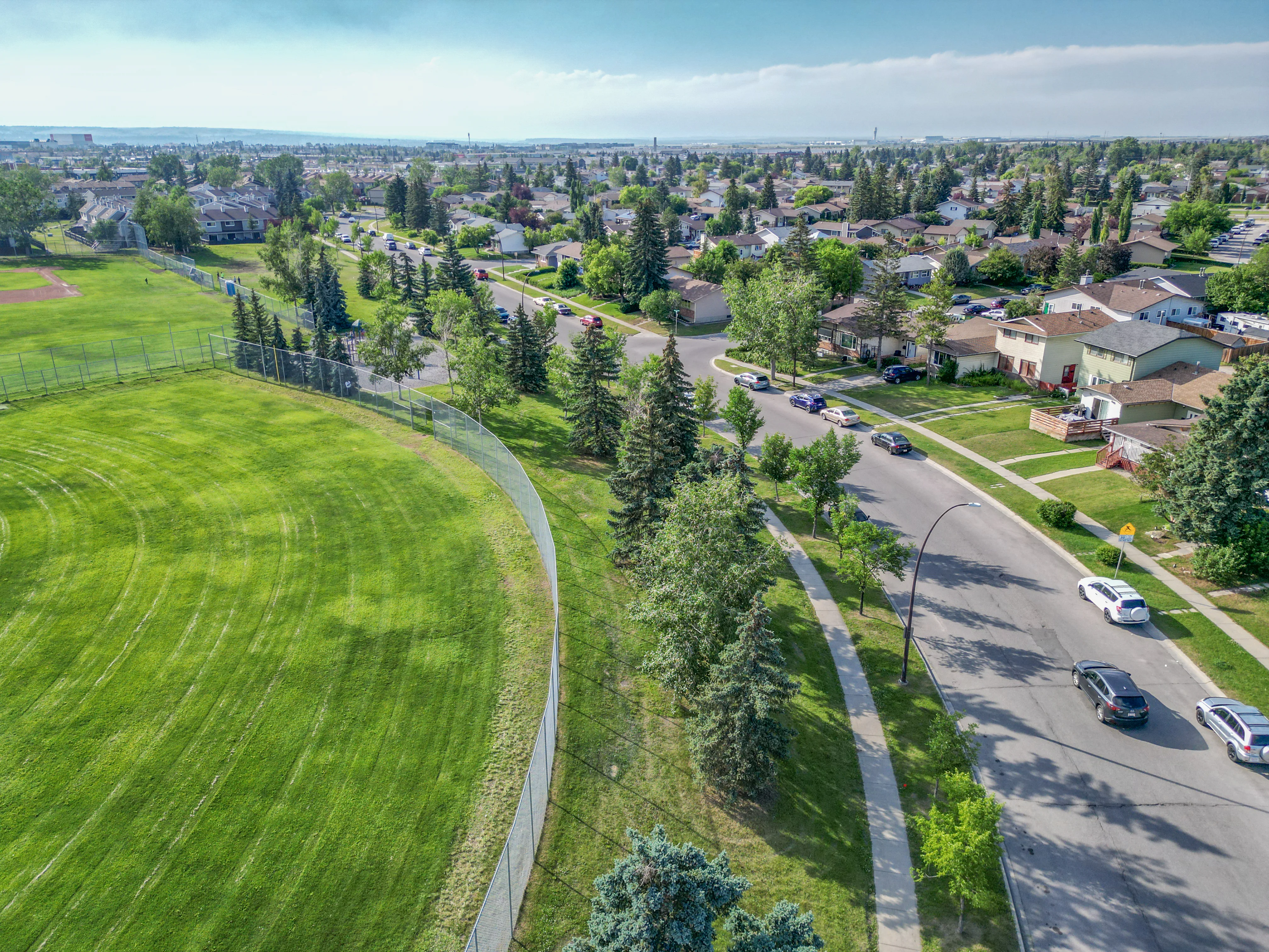 Aerial Shot NE Calgary